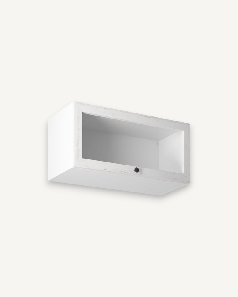 Glashängeschrank G80KS – Provence – Glanz und Ordnung für moderne Küchen.
