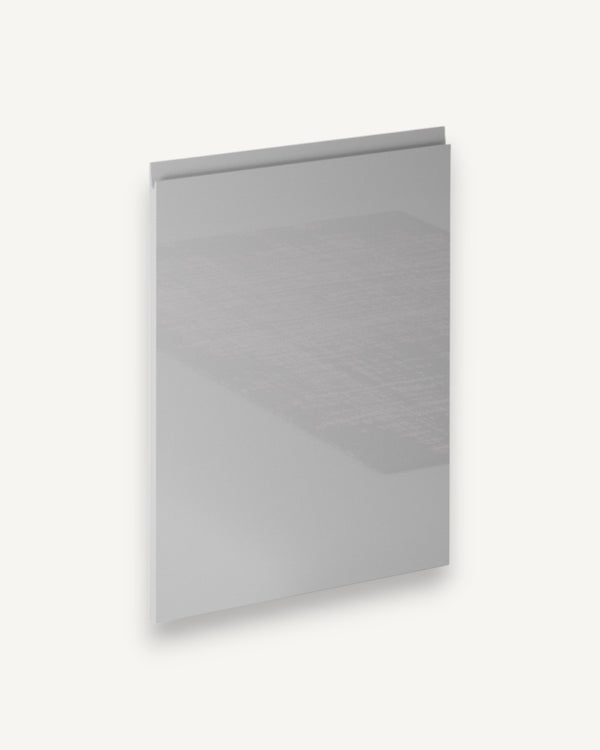 Geschirrspülerfront 45 cm - Velmora D45FZN Grau/Hochglanz