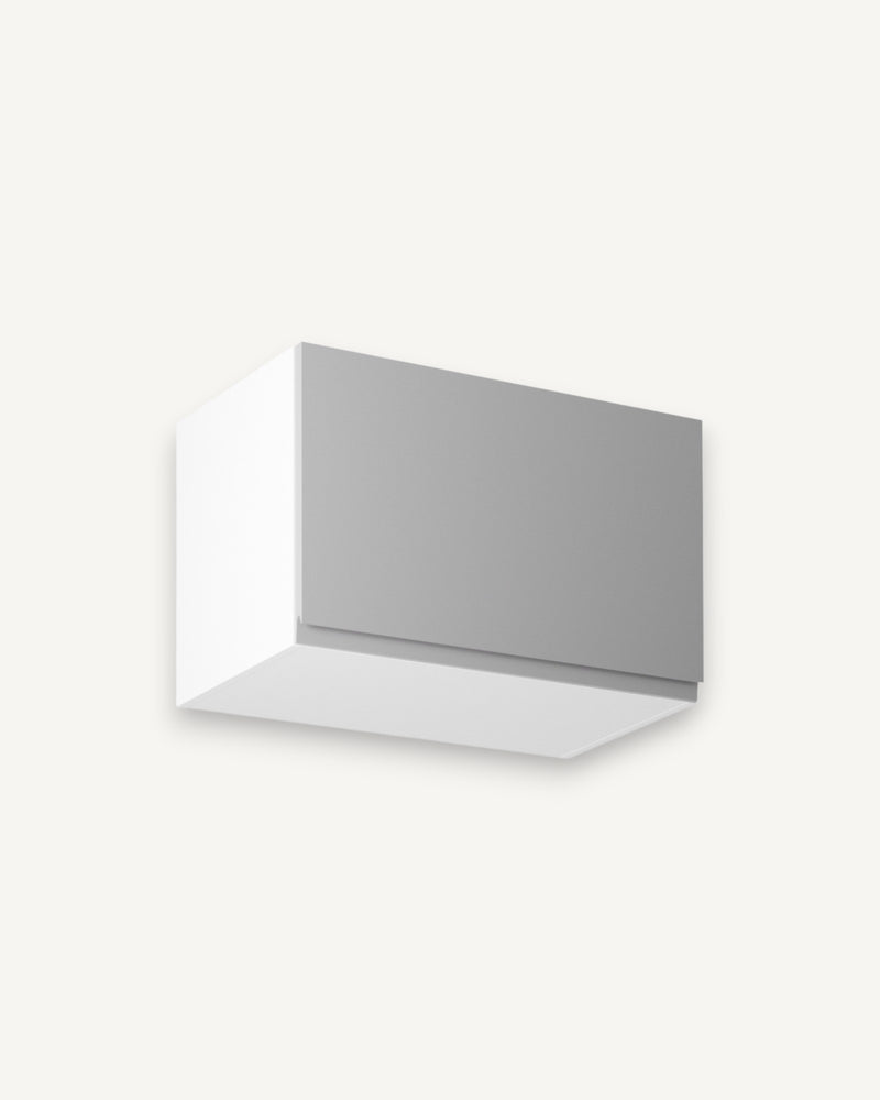 Hängeschrank 60 cm - Velmora G60KN Grau/Hochglanz