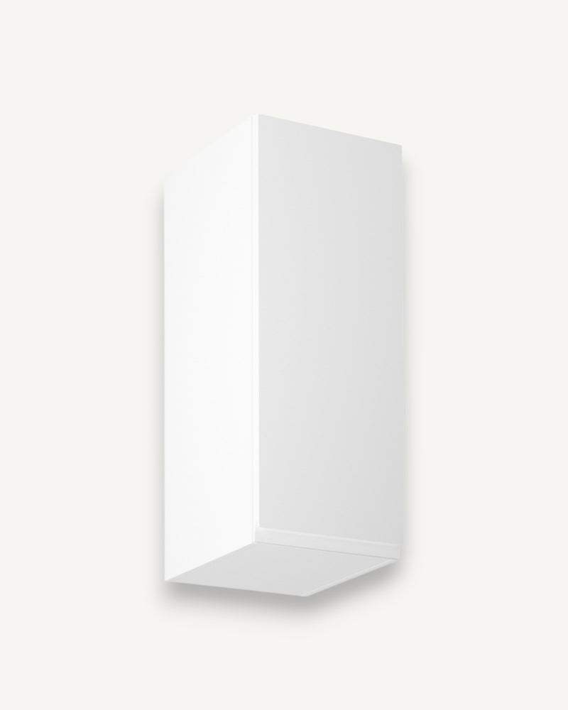 Hängeschrank 30 cm – Velmora G30 P/L Weiß / Hochglanz