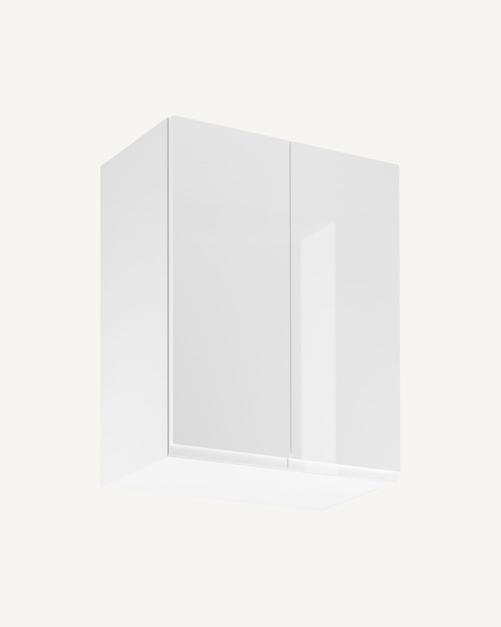 Hängeschrank 60 cm – Velmora G60 – Weiß / Hochglanz
