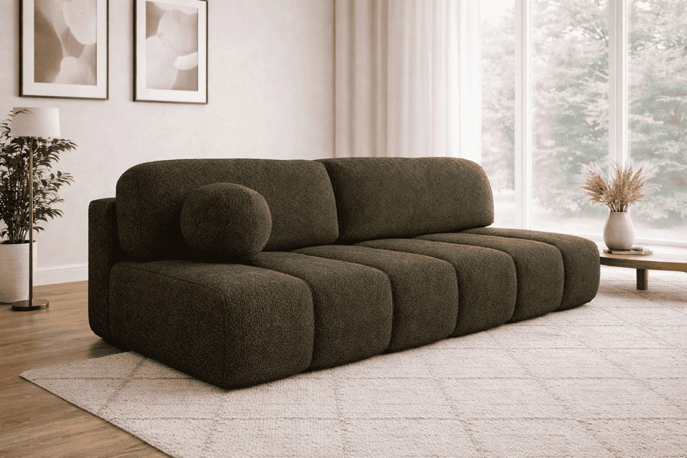 Schlafsofa – Stanley – Arena – 210 cm mit Bettkasten & Zierkissen
