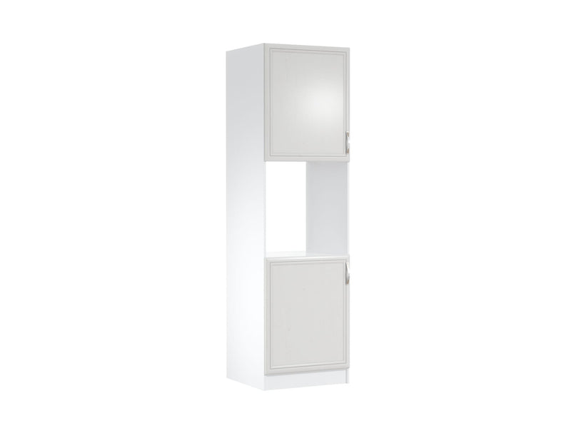 Herdumbauschrank D60P-P/L – Sycylia Weiß – Funktionalität und Design vereint.