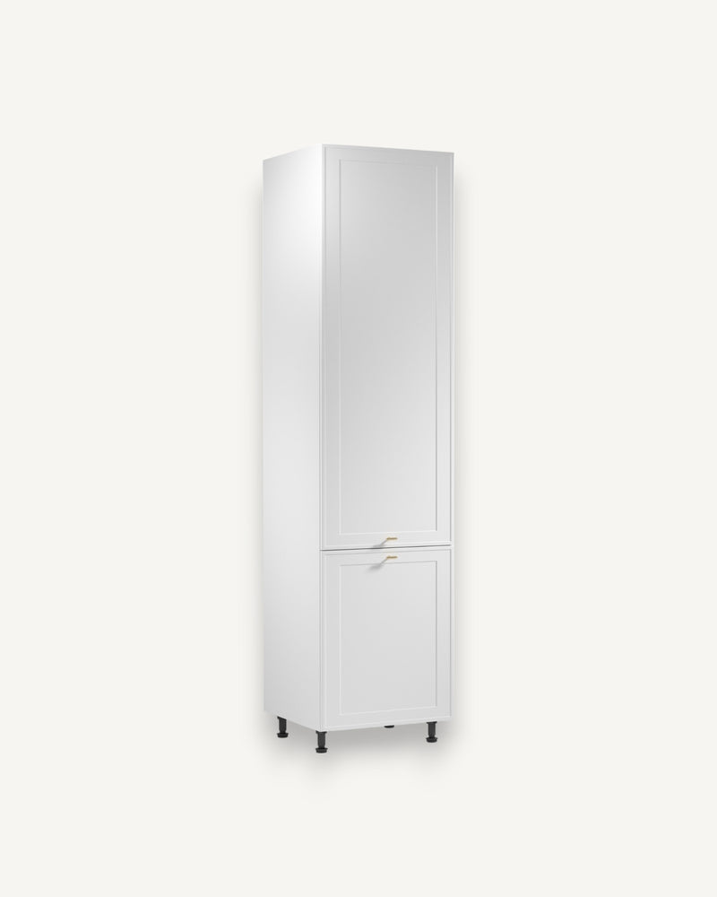 Hochschrank D60RWN P/L – Sorento Weiß – Maximale Aufbewahrung in modernem Design.
