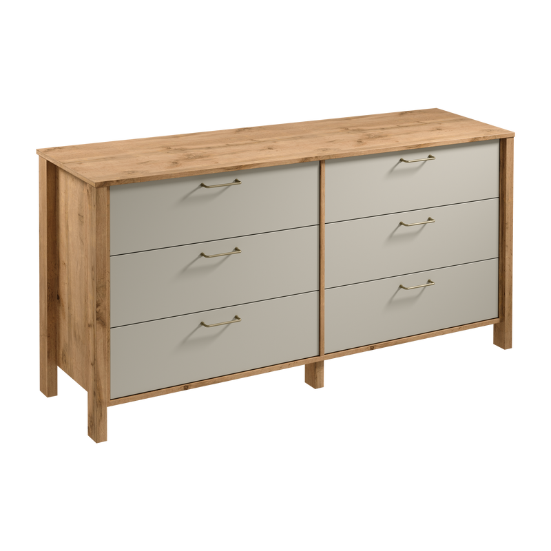 Velario Kommode Modern Stilvoll Geräumig – Sideboard mit 6 Schubladen