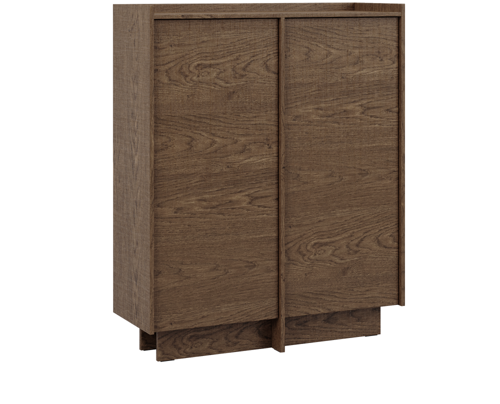 Akari Sideboard Modern Elegant – Stilvolle 2-türige im eleganten Holzlook in Baltic Storm Eiche