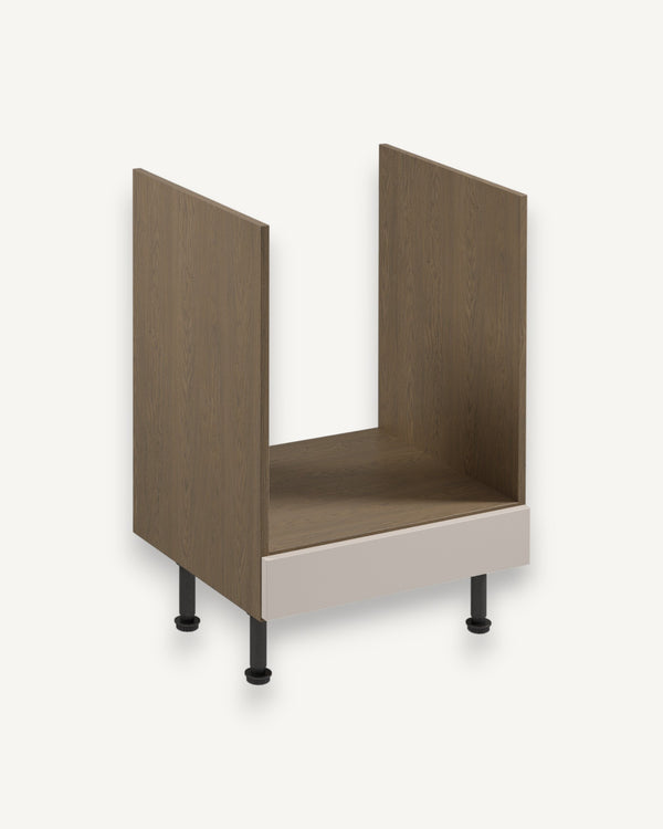 Herdumbauschrank D60ZK - Sorento Beige - Elegante Einfassung für Ihren Herd.