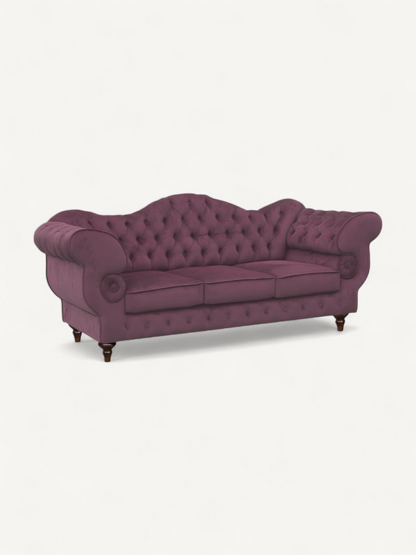 Gloria - Chesterfield Sofa - Hochwertiges - Garantierte Qualität - Elegantes Design -, 1.St x 3-Sitzer Sofa - ROYAL24_MARKT