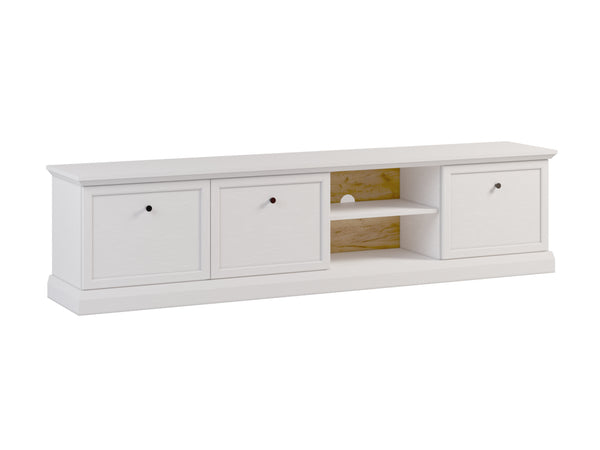 Livento TV-Board – Stilvolles & elegantes TV-Lowboard im klassischen Design mit 3 Türen und MDF-Details