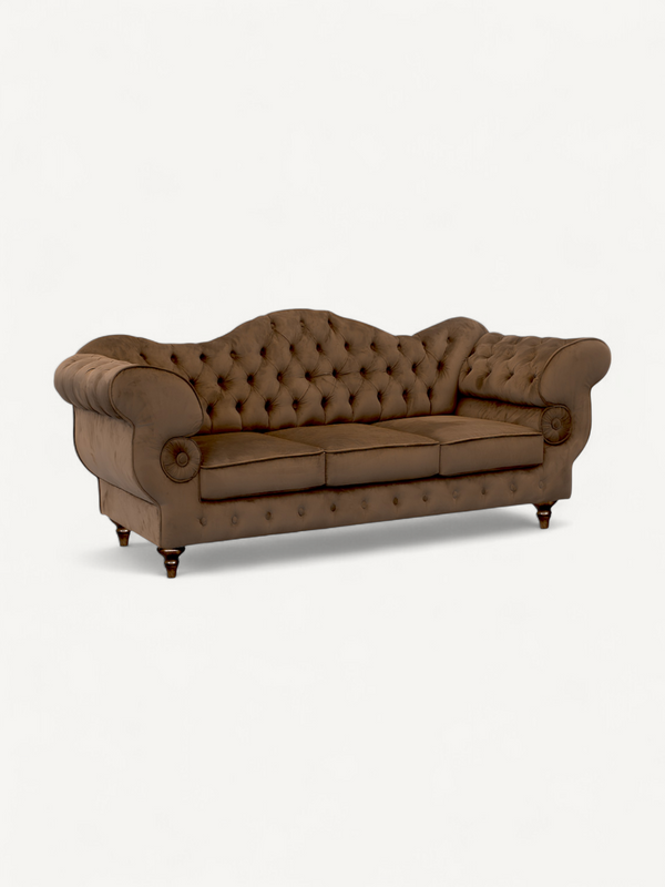 Gloria - Chesterfield Sofa - Hochwertiges - Garantierte Qualität - Elegantes Design -, 1.St x 3-Sitzer Sofa - ROYAL24_MARKT