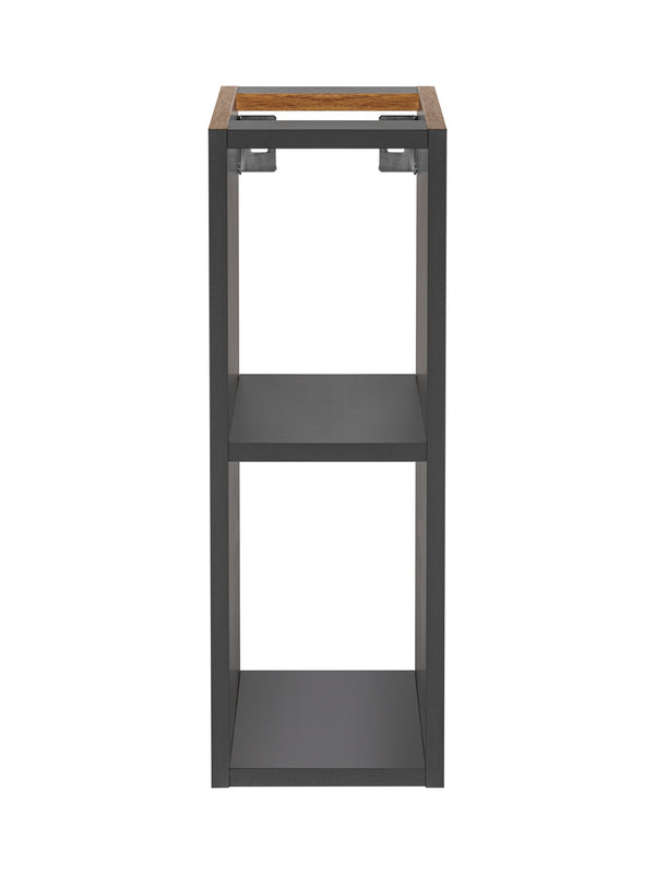 Aufsatzschrank für die Waschtischplatte Monara Diamantgrau 20 × 57 × 44 cm