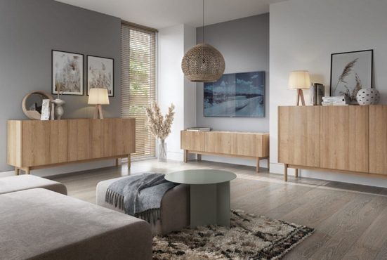 Wohnzimmer-Set – Luxuriöses Wohnzimmer für den anspruchsvollen Käufer, (Komplett Set, 3-St., Premium – KIERO)