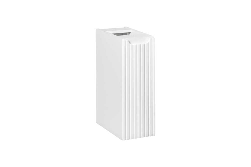 Badezimmer-Hängeschrank Novira Weiß matt 20 × 57 × 39 cm mit 1 Tür