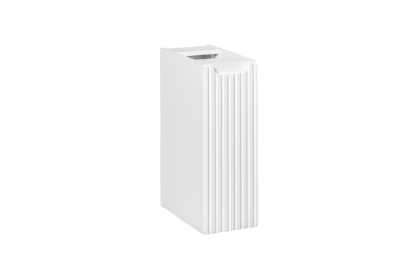 Badezimmer-Hängeschrank Novira Weiß matt 20 × 57 × 39 cm mit 1 Tür