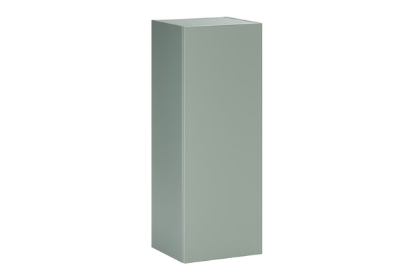 Badezimmer-Halbhochschrank Asteya Grün matt 30 × 80 × 26,6 cm mit 1 Tür