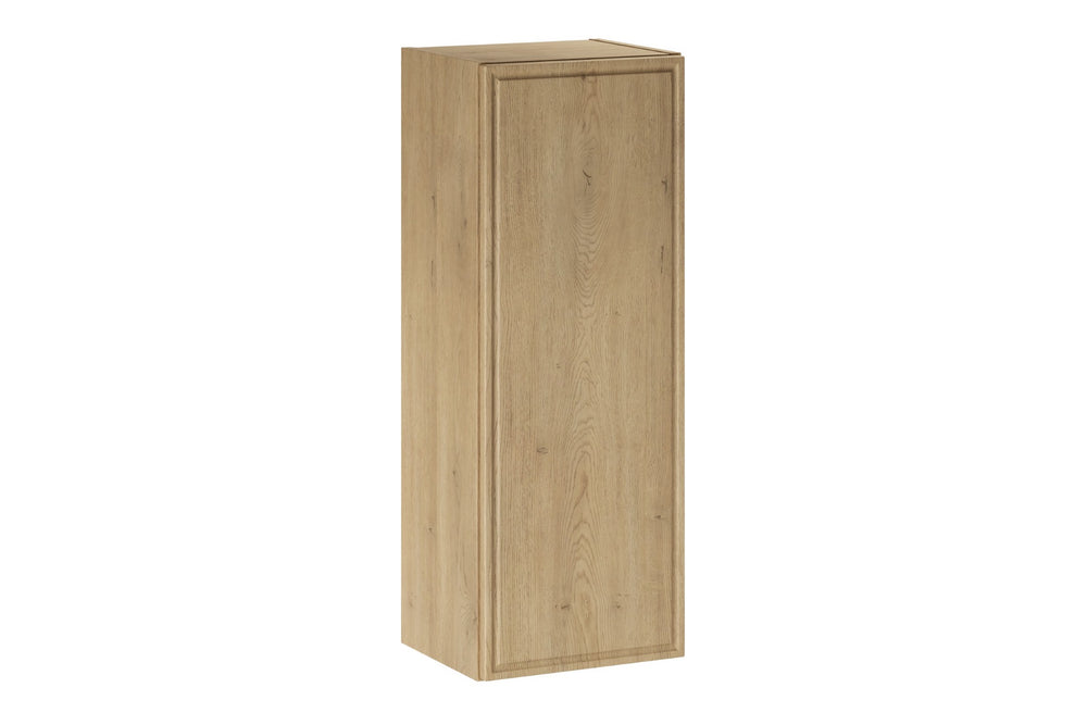Badezimmer-Halbhochschrank Terrana Cremona Eiche 30 × 80 × 18,5 cm mit 1 Tür