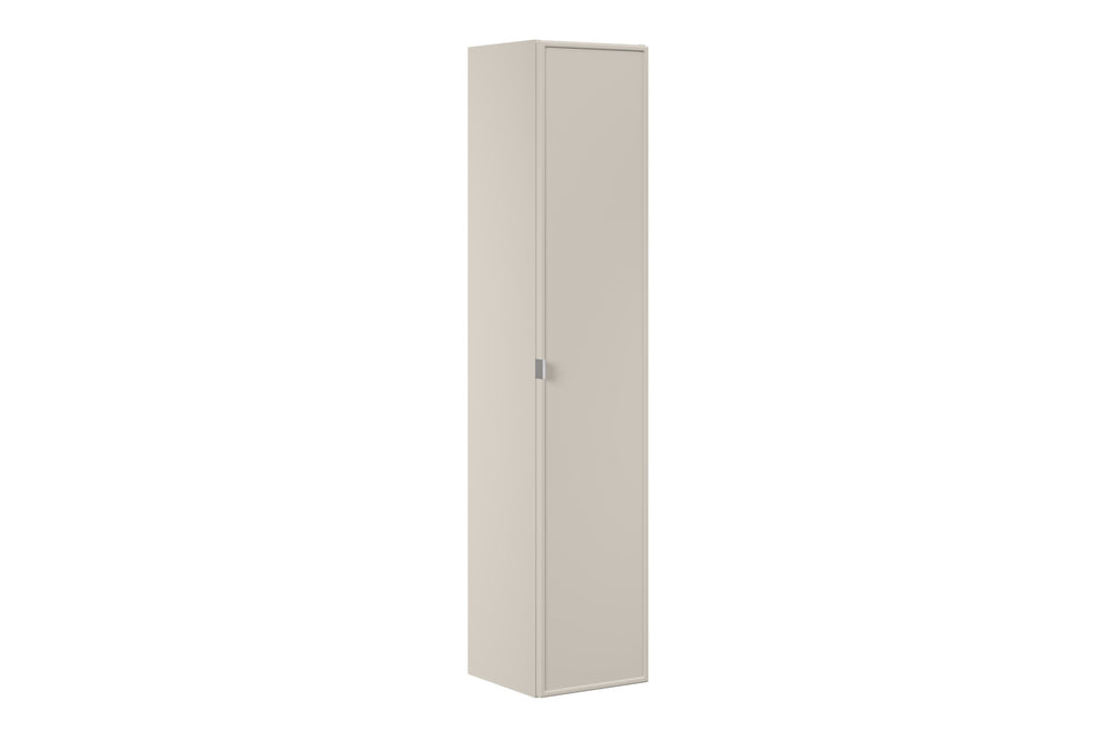 Badezimmer-Hochschrank Bellisa Kaschmir matt 35 × 140 × 25 cm mit 1 Tür