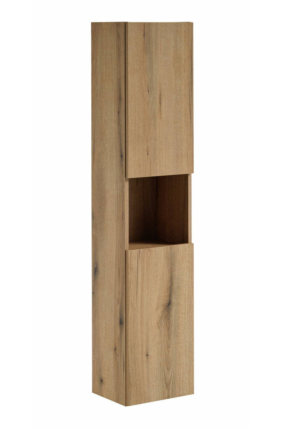 Badezimmer-Hochschrank Novira Coast Evoke Eiche 30 × 140 × 25 cm mit 2 Türen – Not applicable