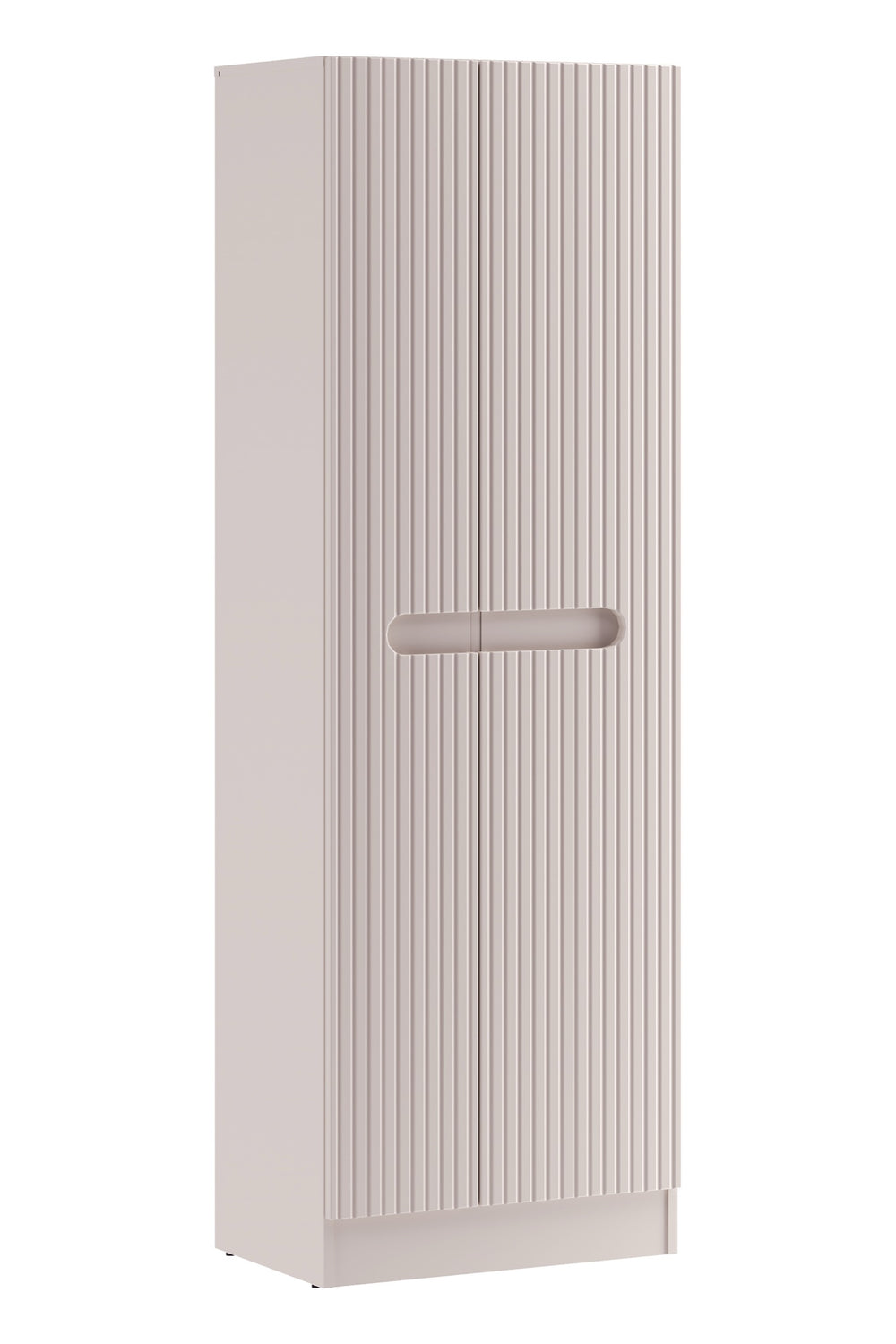 Badezimmer-Hochschrank Novira Kaschmir matt 60 × 180,5 × 39 cm mit 2 Türen