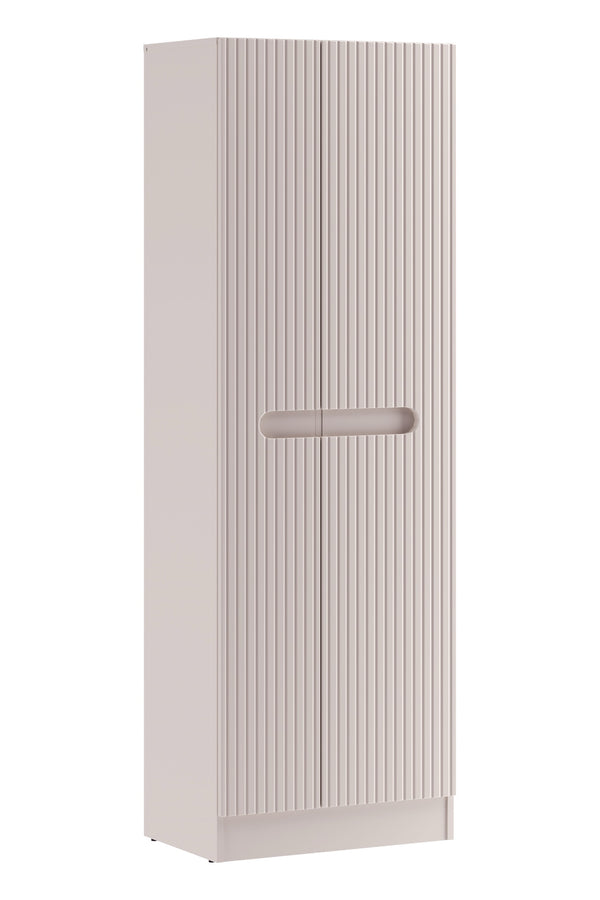 Badezimmer-Hochschrank Novira Kaschmir matt 60 × 180,5 × 39 cm mit 2 Türen