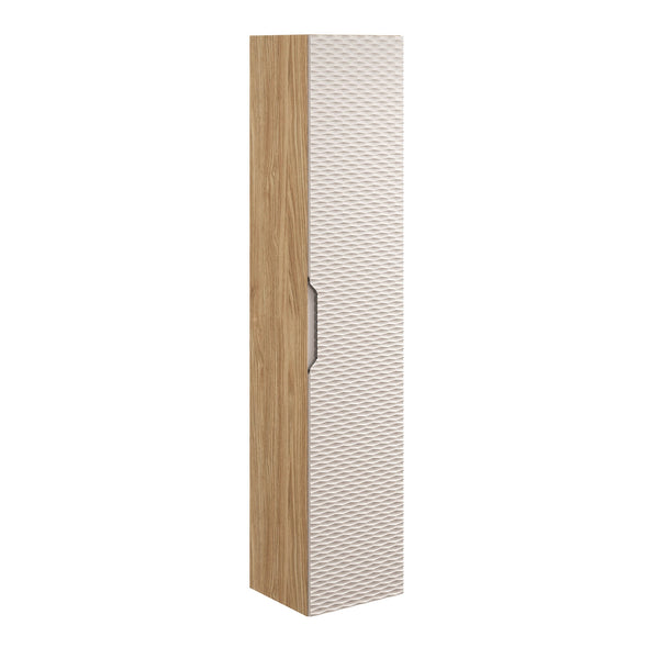 Badezimmer-Hochschrank Oceana Beige 35 × 170 × 33 cm mit 1 Tür