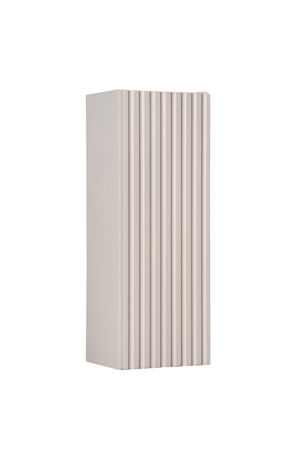 Badezimmer-Oberschrank Novira Kaschmir matt 20 × 57 × 18,9 cm mit 1 Tür