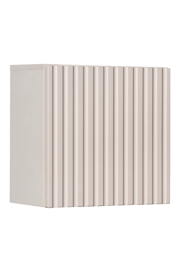 Badezimmer-Oberschrank Novira Kaschmir matt 30 × 30 × 18,9 cm mit 1 Tür