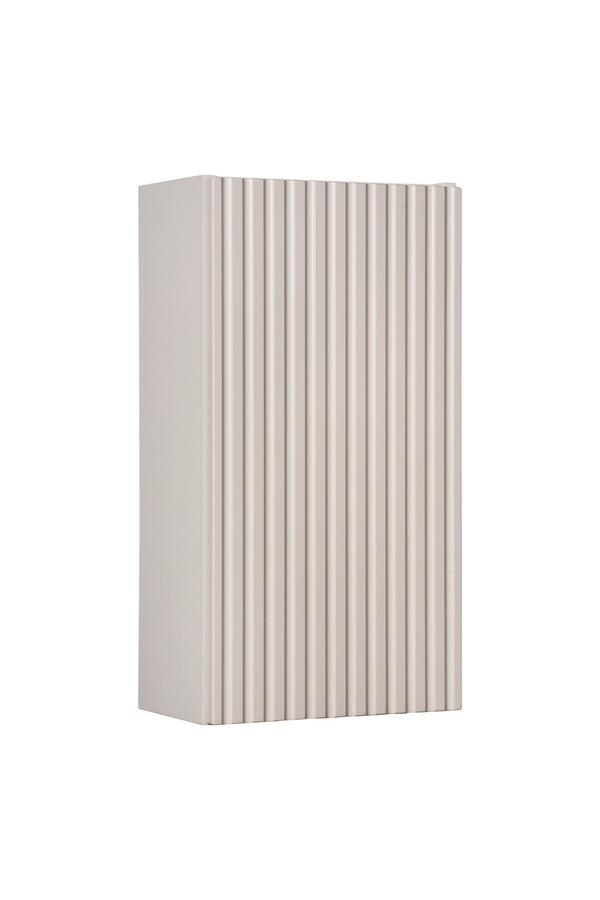 Badezimmer-Oberschrank Novira Kaschmir matt 30 × 57 × 18,9 cm mit 1 Tür