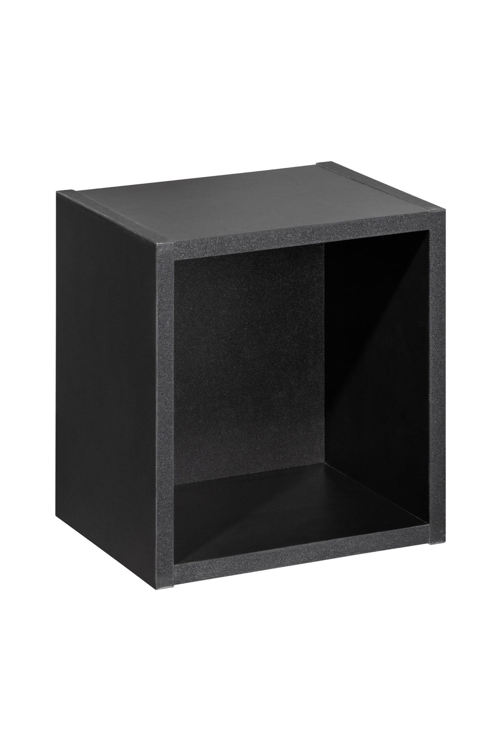 Badezimmer-Wandschrank offen Novira Schwarz matt 26,7 × 27,9 × 21,3 cm