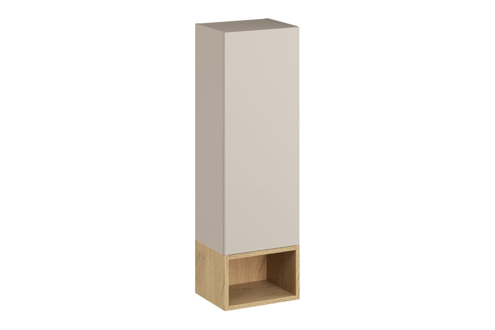 Badmöbel-Set Dalvira Kaschmir – Hochschrank + Regal