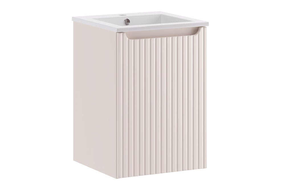 Badmöbel-Set Novira Kaschmir 40 cm – Waschbecken + Waschbeckenunterschrank
