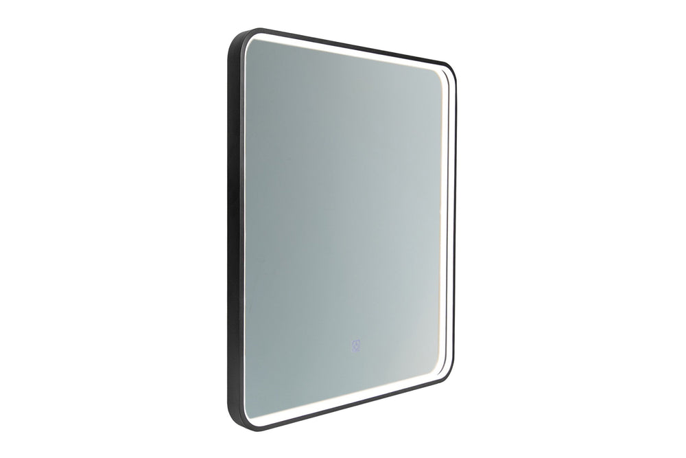 Badspiegel mit LED-Beleuchtung Vegara 65 × 80 cm – mit Rahmen