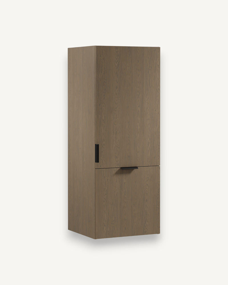 Hängeschrank N60N mit Erweiterung - Sorento Dunkle Eiche - Optimale Nutzung des vertikalen Raums.