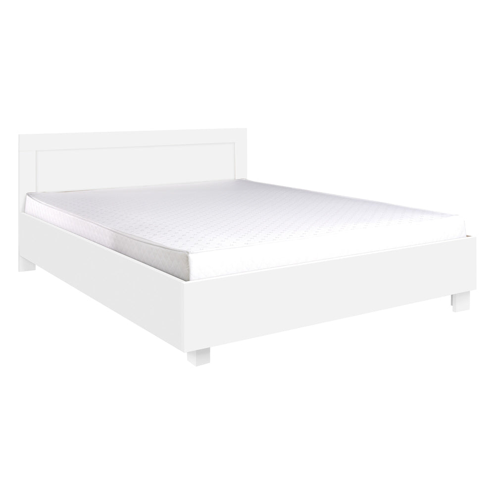 Cezar Doppelbett 160 × 200 cm – Weiß