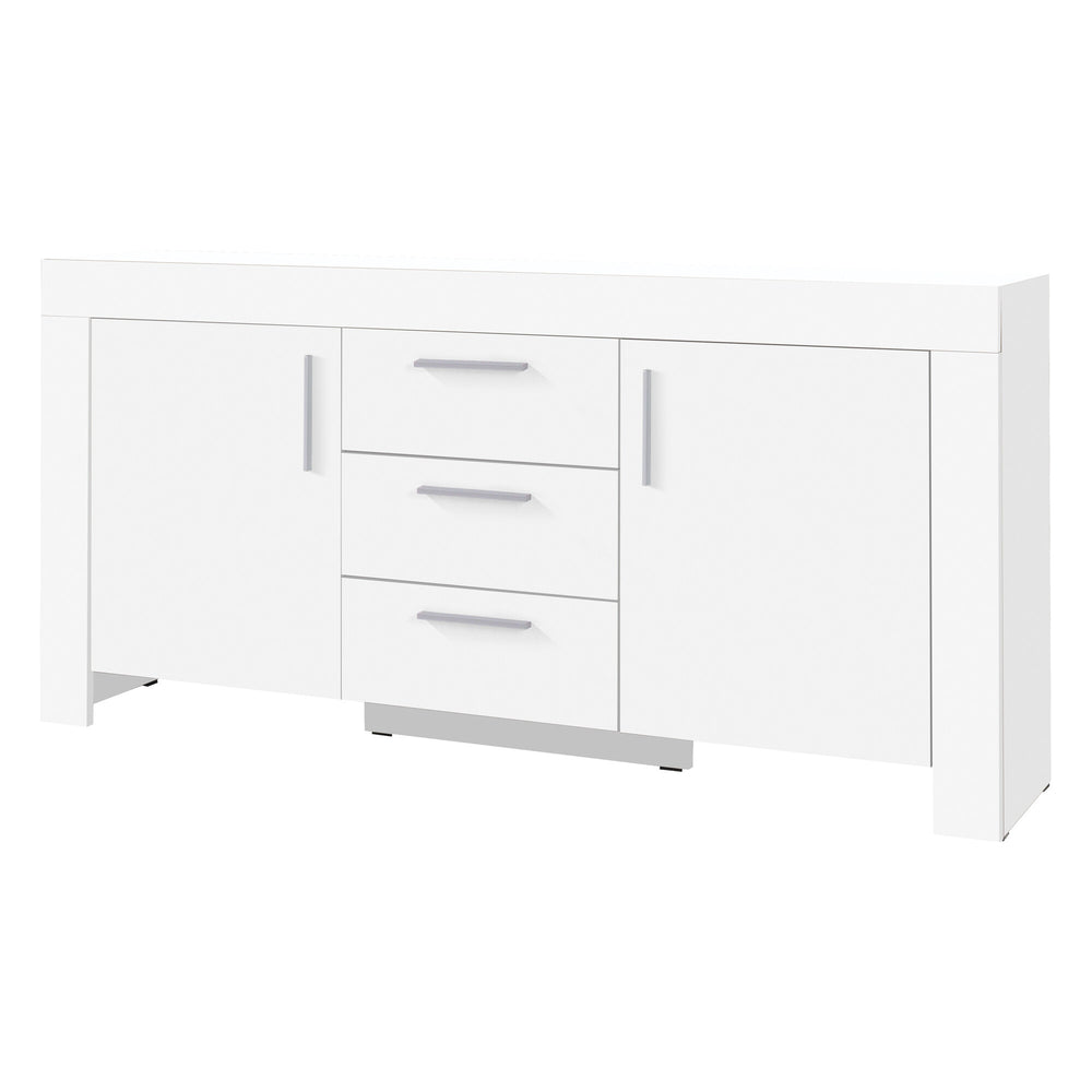 Cezar Sideboard 170 cm mit 2 Türen und 3 Schubladen – Weiß