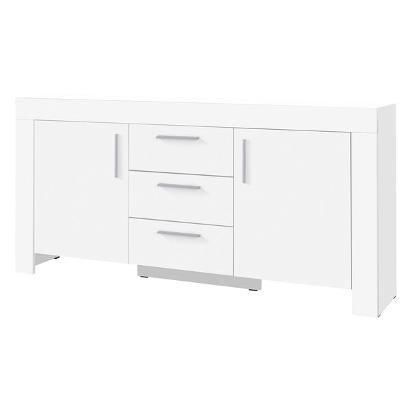 Cezar Sideboard 170 cm mit 2 Türen und 3 Schubladen – Weiß