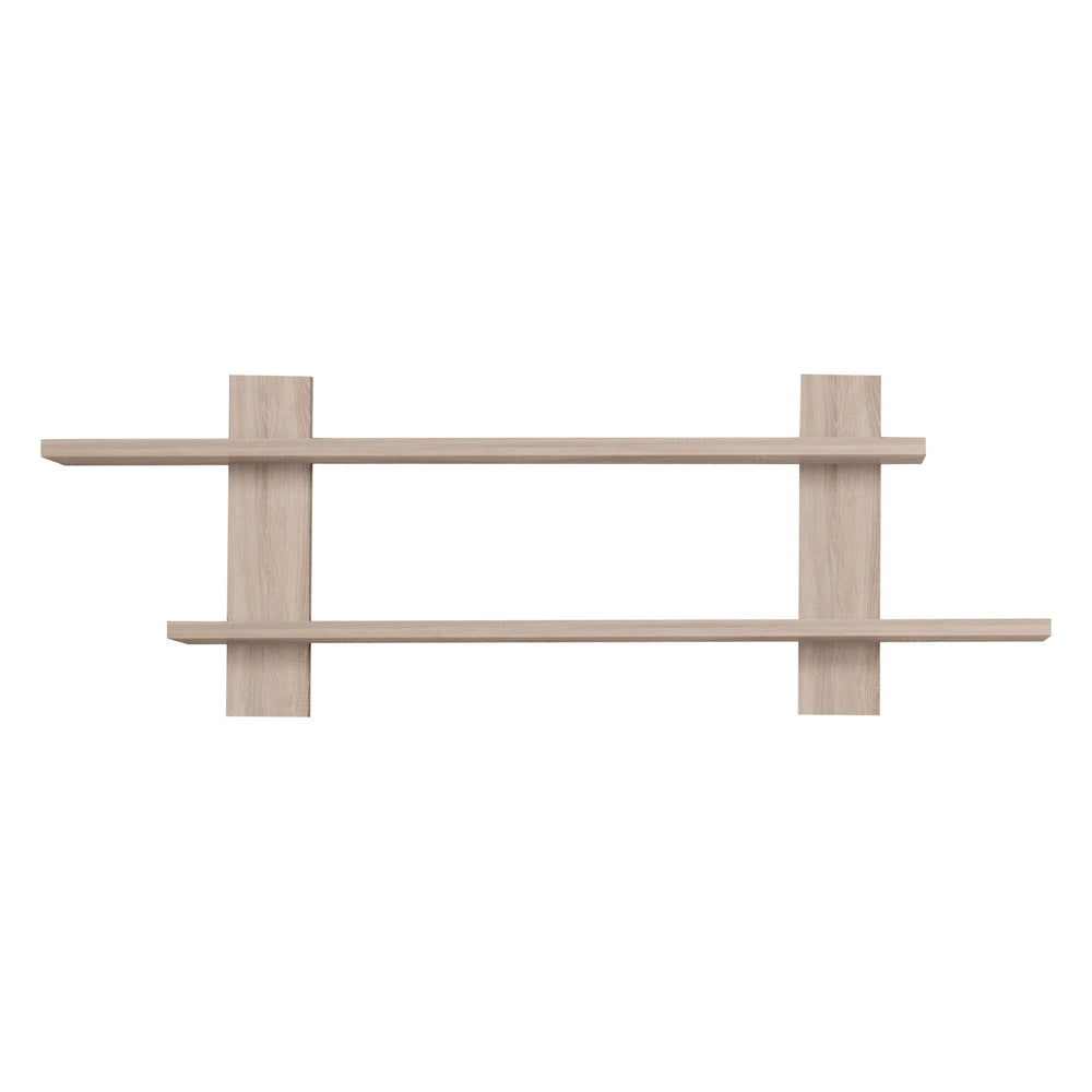 Cezar Wandregal 120 cm mit 2 Böden – Sonoma Eiche