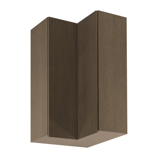 Eckhängeschrank G60N2 – Sorento Dunkle Eiche – Funktionalität trifft Design in der Ecke.