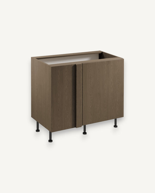Eckunterschrank D100N P/L - Sorento Dunkle Eiche - Schaffen Sie Platz mit Stil. - ROYAL24_MARKT
