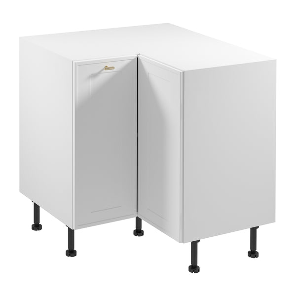Eckunterschrank D90N – Sorento Weiß – Optimaler Stauraum für jede Ecke.