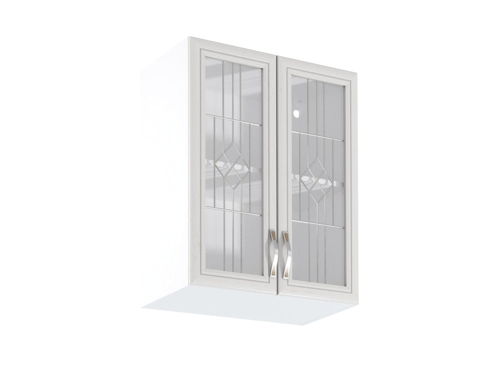 Glashängeschrank G60S – Sycylia Weiß – Charmantes Design für eine gemütliche Atmosphäre