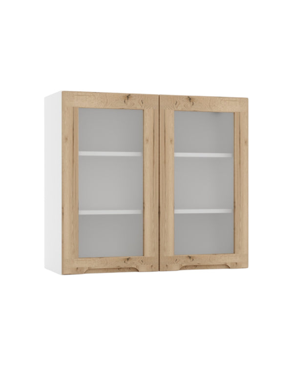 Glashängeschrank WS80 P/L – Zivora – Elegante Wandlösung