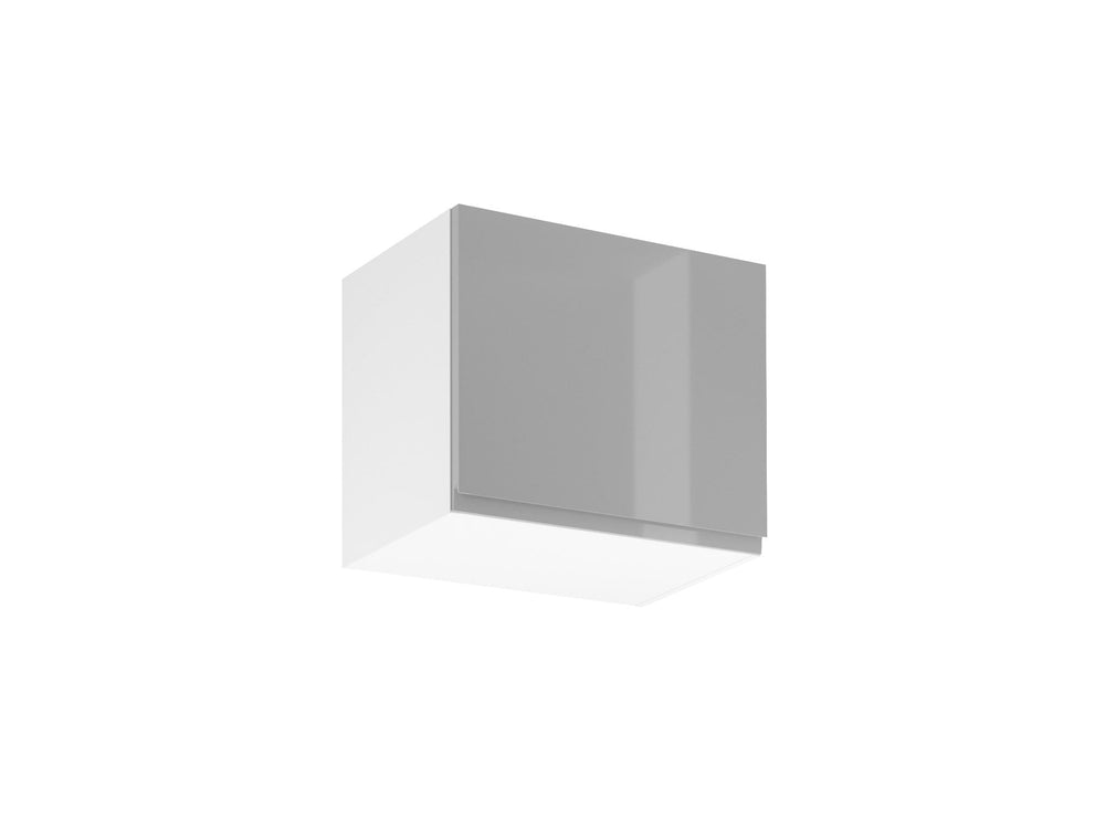 Hängeschrank 50 cm – Velmora G50K Prawa Grau/Hochglanz