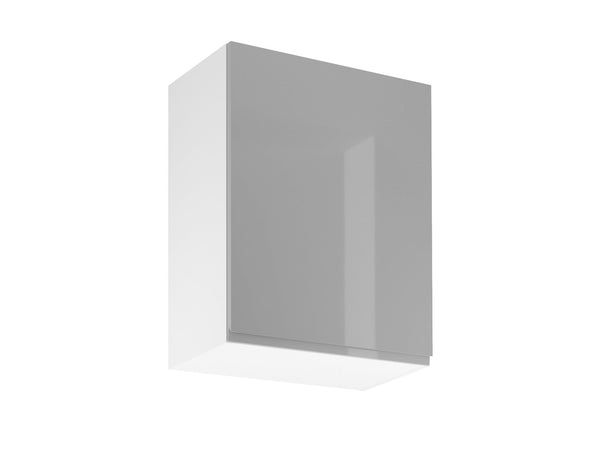 Hängeschrank 60 cm – Velmora G60-P/L Grau/Hochglanz