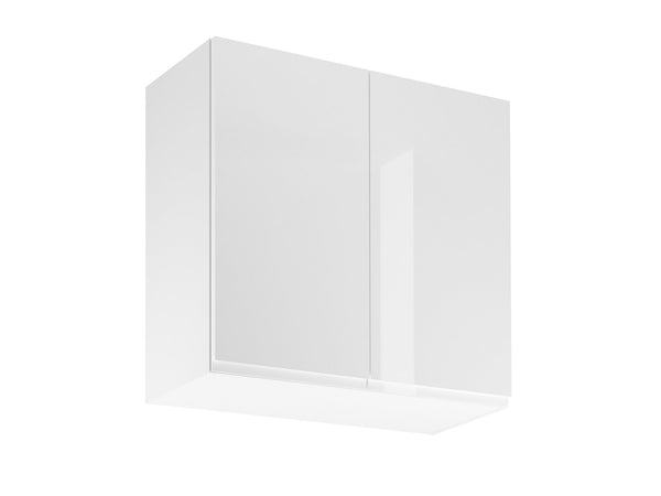 Hängeschrank 80 cm – Velmora G80 – Weiß / Hochglanz