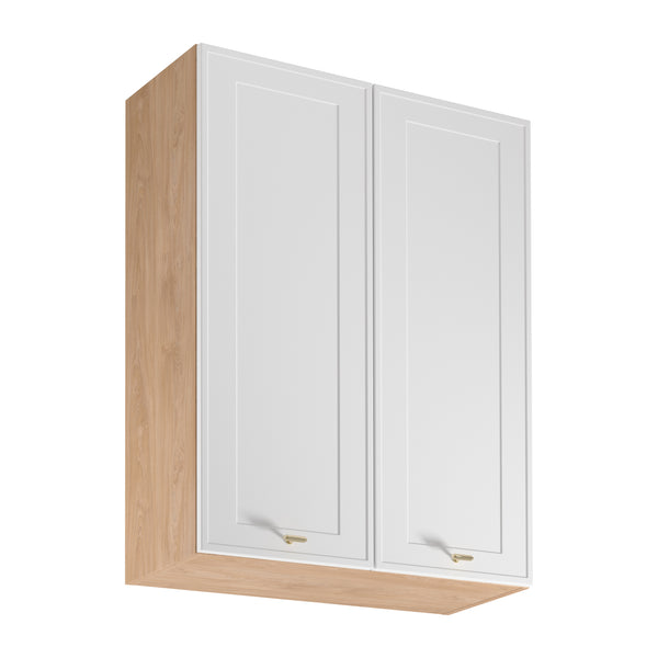 Hängeschrank G80 – Sorento Sonoma Eiche Weiß – Hängeschrank in zeitlosem Design.