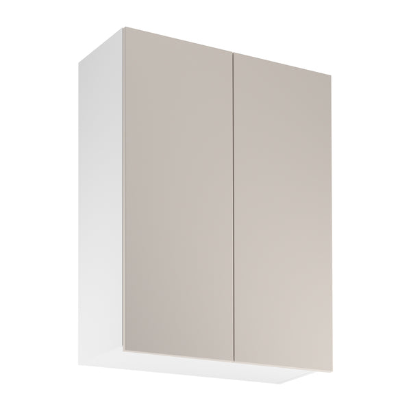Hängeschrank G80 – Sorento Weiß Beige – Praktische Höhe für leichten Zugriff.