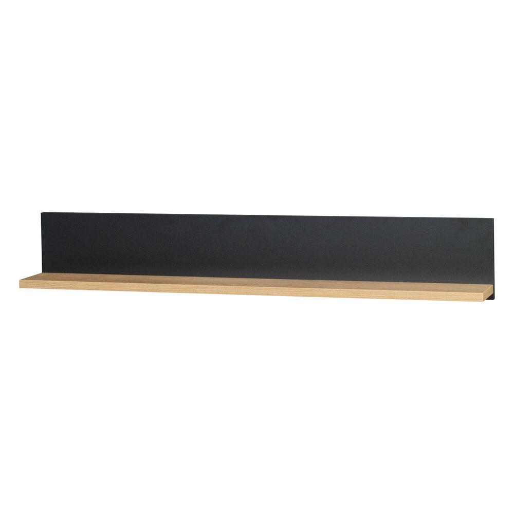 John Wandregal 120 cm – Eiche Lefkas / Schwarz