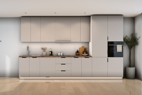 Küchenzeile Sorento Weiß & Beige – 400 cm – K58-G400 R