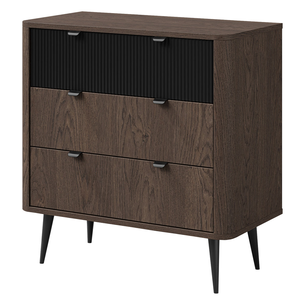 Marly Kommode 90 cm mit 3 Schubladen – Baltic Storm